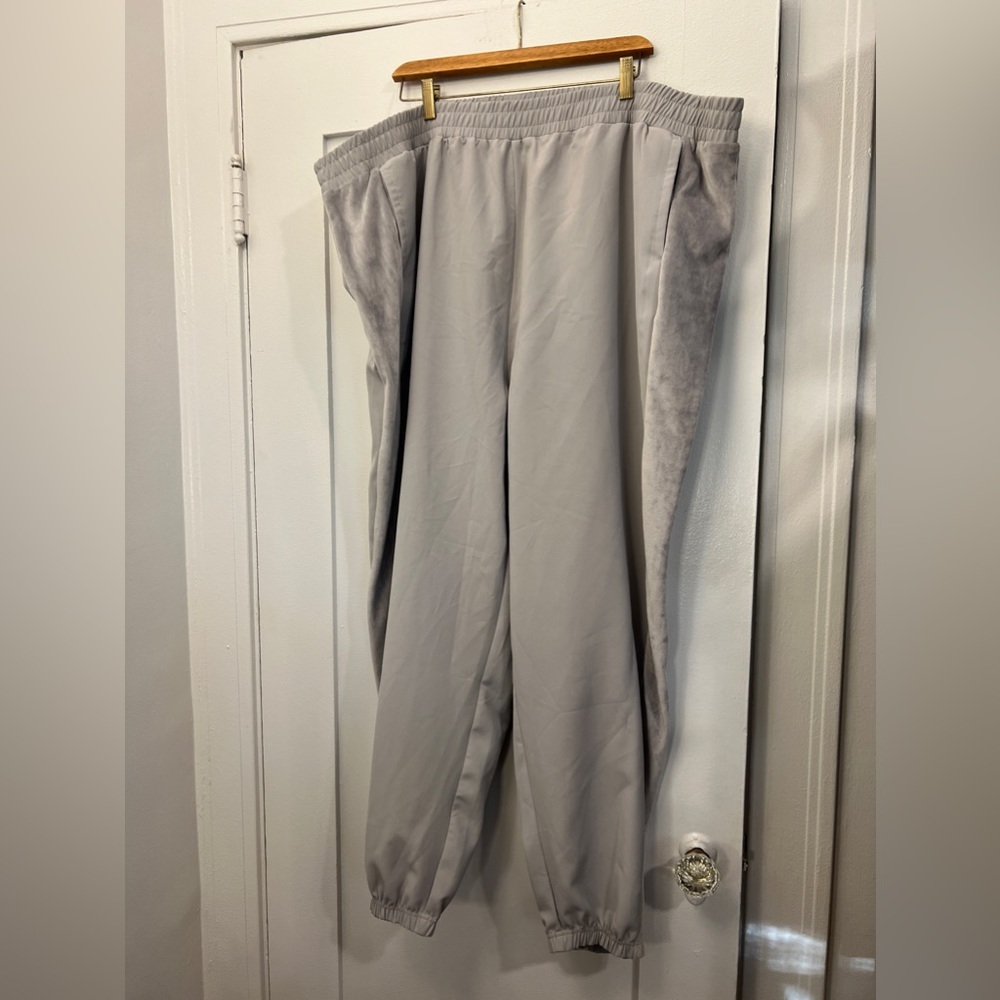 Mixed Material Joggers by Premme